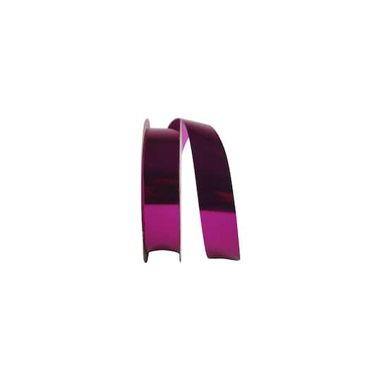 The Ribbon Roll 1.25" x 100yd. Plastic Metallic Ribbon